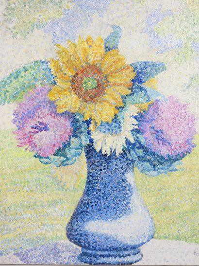 Yvonne CANU (1921-2008): Sun and artichokes....