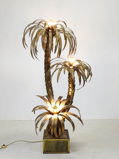 MAISON JANSEN (attributed to).
Three-light...