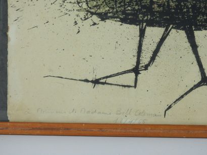 Maurice LEGENDRE (born 1928): The fly. Lithograph....
