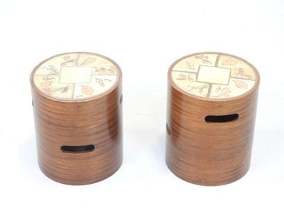 Raymonde LEDUC (born 1929)
Pair of circular...