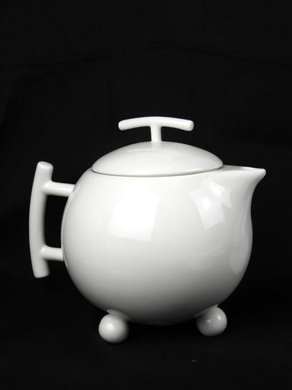 White porcelain tea/coffee set including...