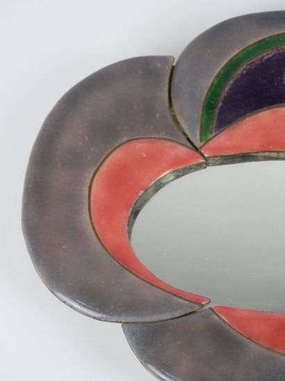 MIRROR in copper and pink, green, purple...