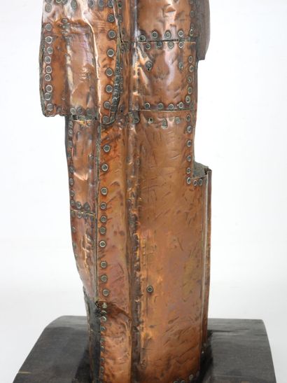Karl-Jean LONGUET (in the style): Wood sculpture...