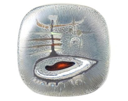Guy TREVOUX (1920-2011): Modernist plate....