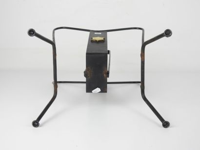 Jacques ADNET (in the taste of). Black lacquered...
