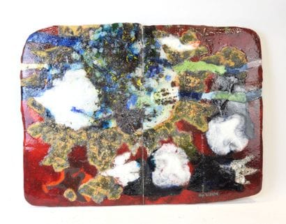 Henri PLISSON (1908-2002) : Panneau rectangulaire...
