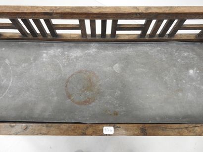 SECESSION VIENNOISE: Rectangular wooden planter...