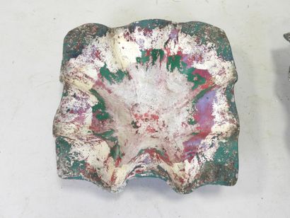 Willy GHUL (1915-2004).
Paire de jardinières...