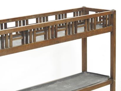 SECESSION VIENNOISE: Rectangular wooden planter...