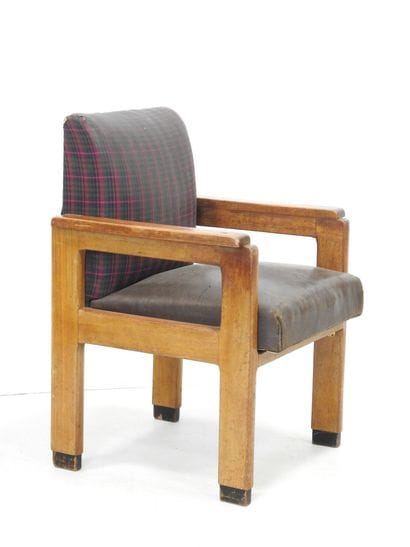 Michel DUFET (1888-1985): Desk armchair in...
