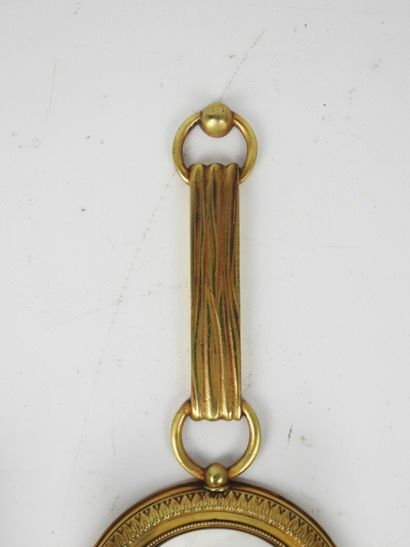 ETABLISSEMENT PETITOT: Pair of two-arm gilt...