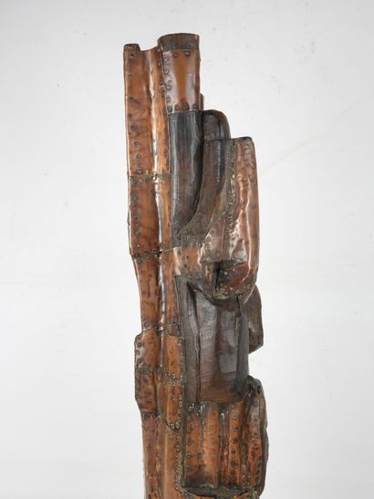Karl-Jean LONGUET (in the style): Wood sculpture...