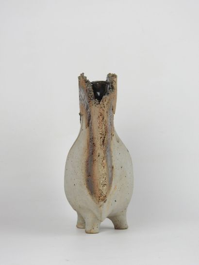 François MARECHAL (né en 1945) : Vase lenticulaire...