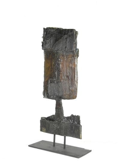 Michel AUDIARD (b. 1951): Totem Janus. Hot-patinated...