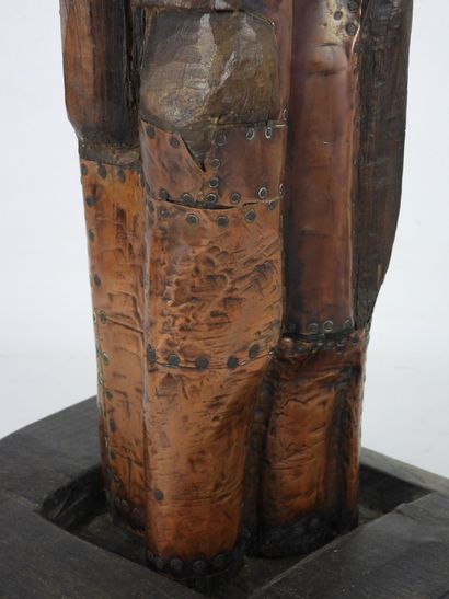 Karl-Jean LONGUET (in the style): Wood sculpture...