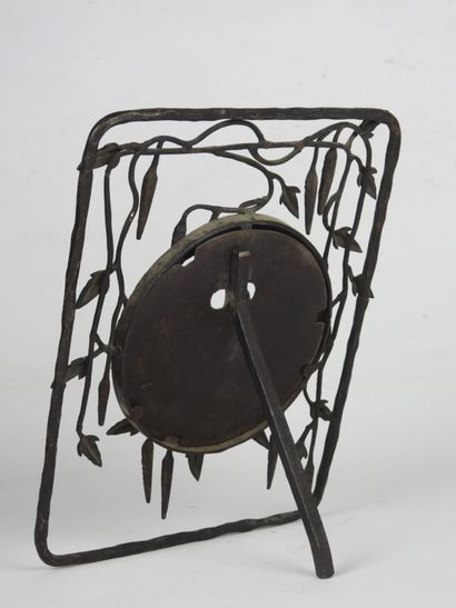 PHOTO FRAME in wrought iron with foliage...