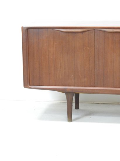 Scandinavian teak ENFILADE opening to 4 drawers,...