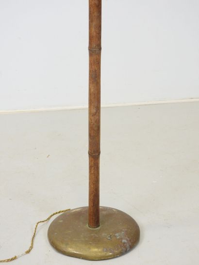 KOBIS & LORENCE: Bamboo and brass two-light...