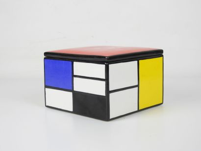 Richard MISHAAN - New york. Covered polychrome...