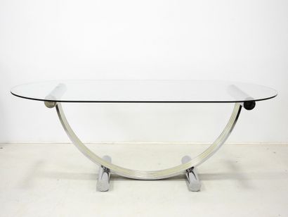 Romeo REGA (in the style): Table with arched...