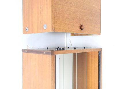 WALL CABINET opening with two solid doors...