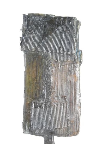 Michel AUDIARD (b. 1951): Totem Janus. Hot-patinated...