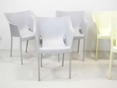 Philippe STARCK (b. 1949). Six Dr No armchairs...