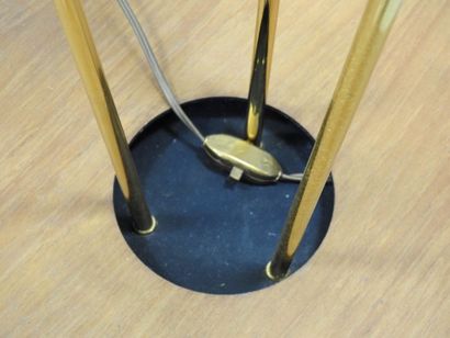 Jean GANDELIN (20th): Three-light gilded...