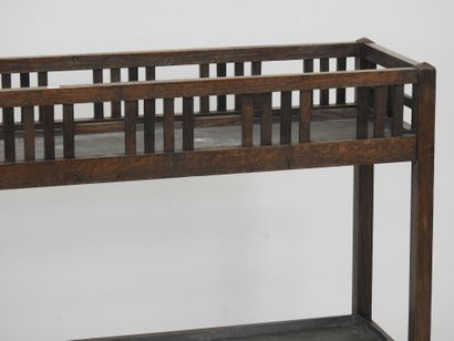 SECESSION VIENNOISE: Rectangular wooden planter...