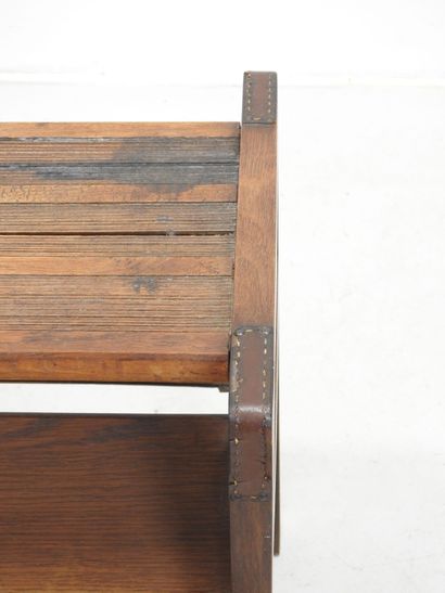 Jacques ADNET (1909-1984): Magazine table...