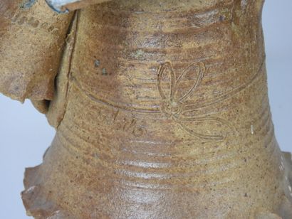 CATIDO. Stoneware lamp, the base in the shape...