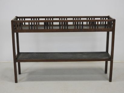 SECESSION VIENNOISE: Rectangular wooden planter...