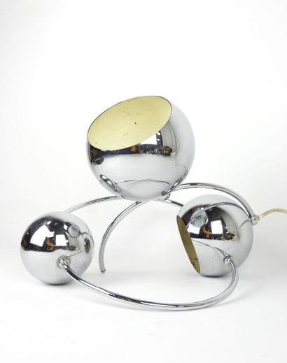 Chromed metal two-light 