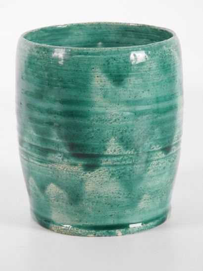 Jean BESNARD (1889-1958) : Vase cylindrique...