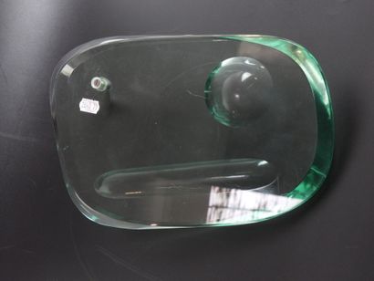 FONTANA ARTE - Italy. Free-form beveled glass...