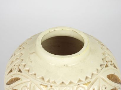 Edmond LACHENAL (1855-1948) Ceramic ball...