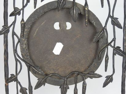 PHOTO FRAME in wrought iron with foliage...