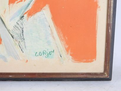 Bernard LORJOU (1908-1986): Portrait of a...
