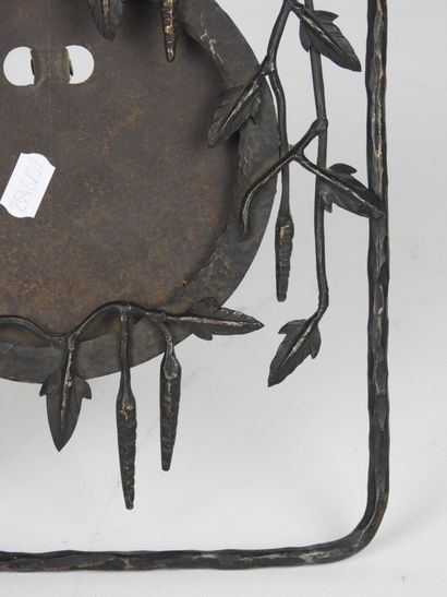 PHOTO FRAME in wrought iron with foliage...