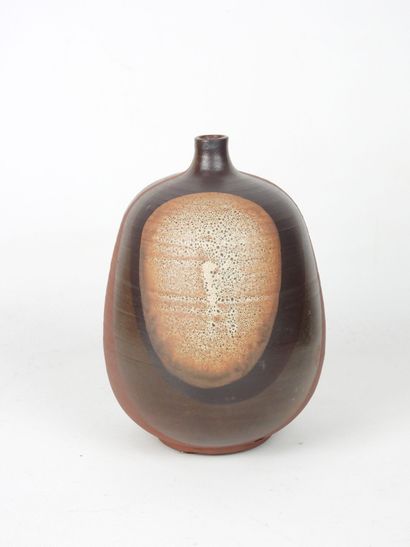 Henri VOLPEI (Auch): Stoneware vase with...