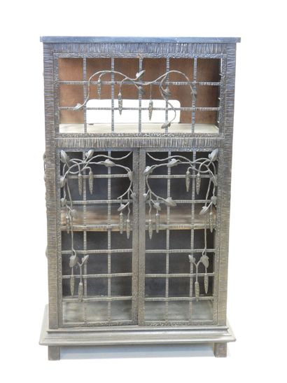 Small wrought-iron sideboard BUFFET with...