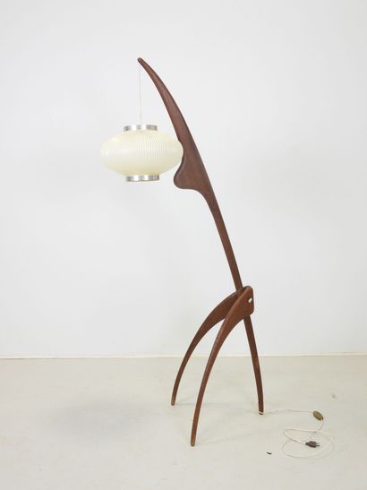 Jean RISPAL (1920-1966) Biomorphic floor...
