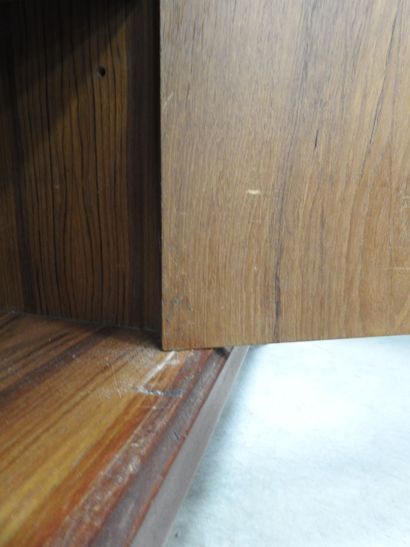 Scandinavian teak ENFILADE opening to 4 drawers,...