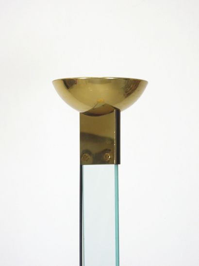 Max BAGUARA (XXth): Laser model floor lamp...