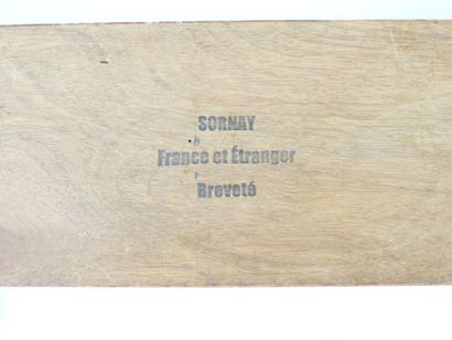André SORNAY (1902-2000) : Wooden basket...