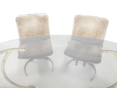 DINING ROOM FURNITURE comprising an oval...