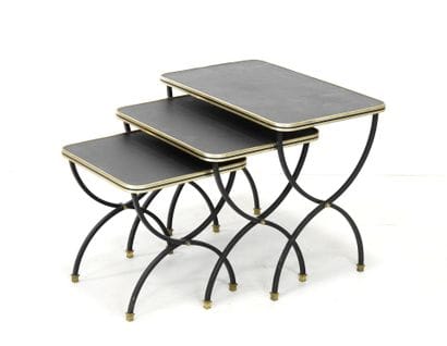 Jacques ADNET (in the style): Three nesting...