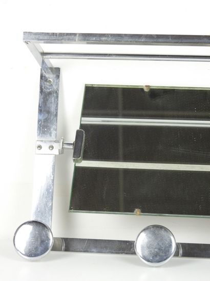Chrome-plated metal wall-mounted COAT HOLDER...