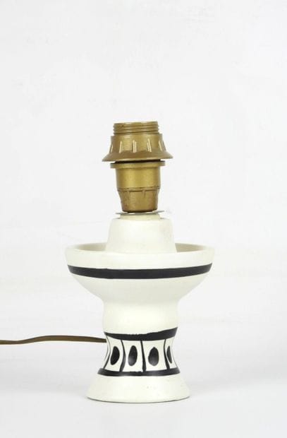 Roger CAPRON (1922-2006) Bougeoir monté en...