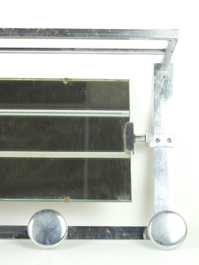 Chrome-plated metal wall-mounted COAT HOLDER...